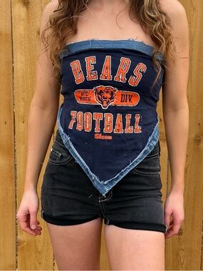 🧡 BEARS FOOTBALL TIE TOP 🧡